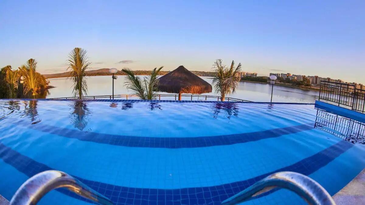Apto Resort Do Lago Ate 8 Pessoas - Valor Promocional Caldas Novas Dış mekan fotoğraf