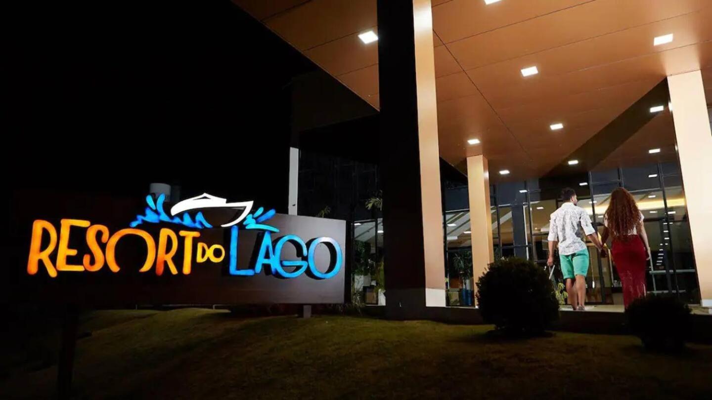Apto Resort Do Lago Ate 8 Pessoas - Valor Promocional Caldas Novas Dış mekan fotoğraf