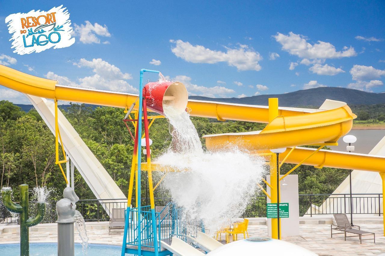 Apto Resort Do Lago Ate 8 Pessoas - Valor Promocional Caldas Novas Dış mekan fotoğraf