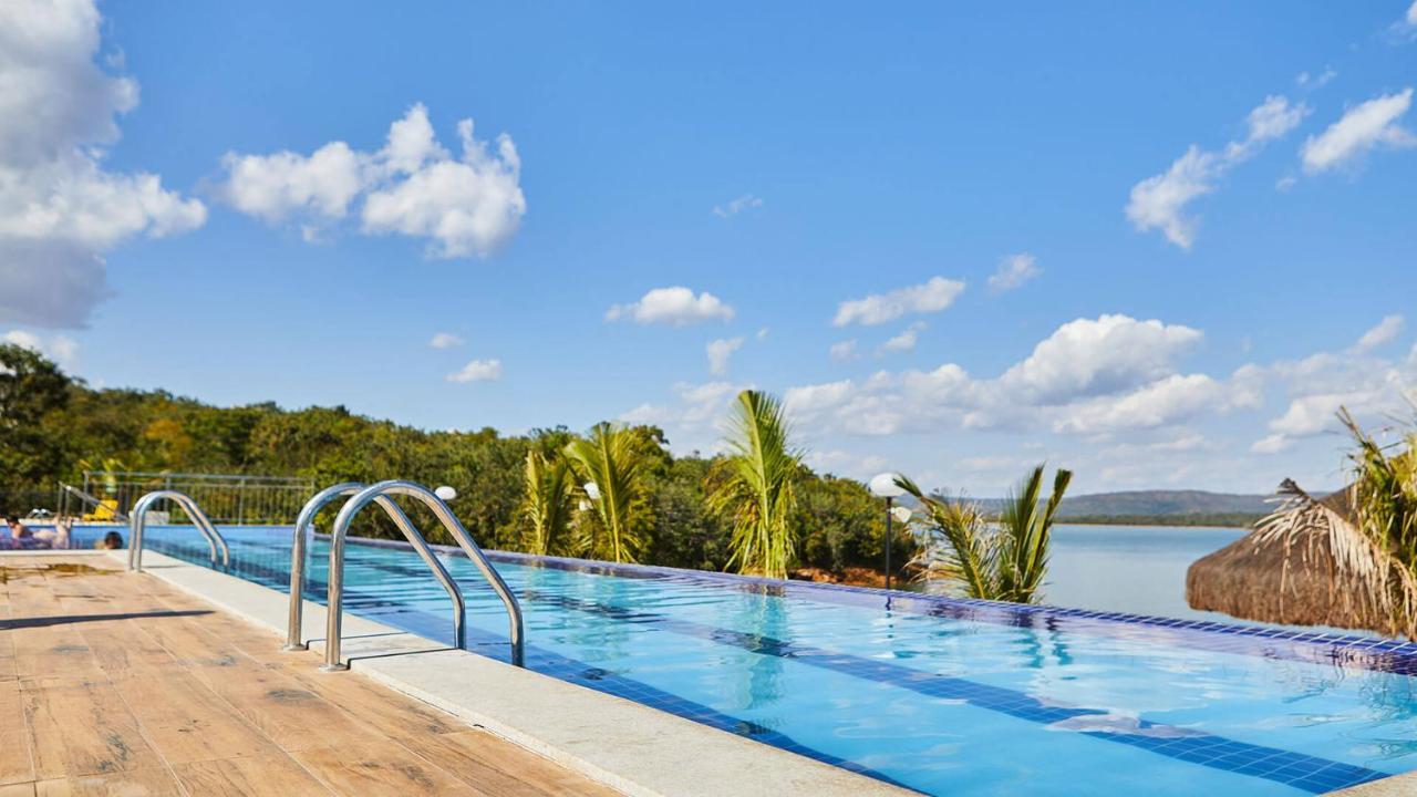 Apto Resort Do Lago Ate 8 Pessoas - Valor Promocional Caldas Novas Dış mekan fotoğraf