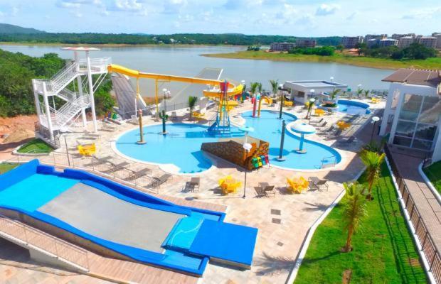 Apto Resort Do Lago Ate 8 Pessoas - Valor Promocional Caldas Novas Dış mekan fotoğraf